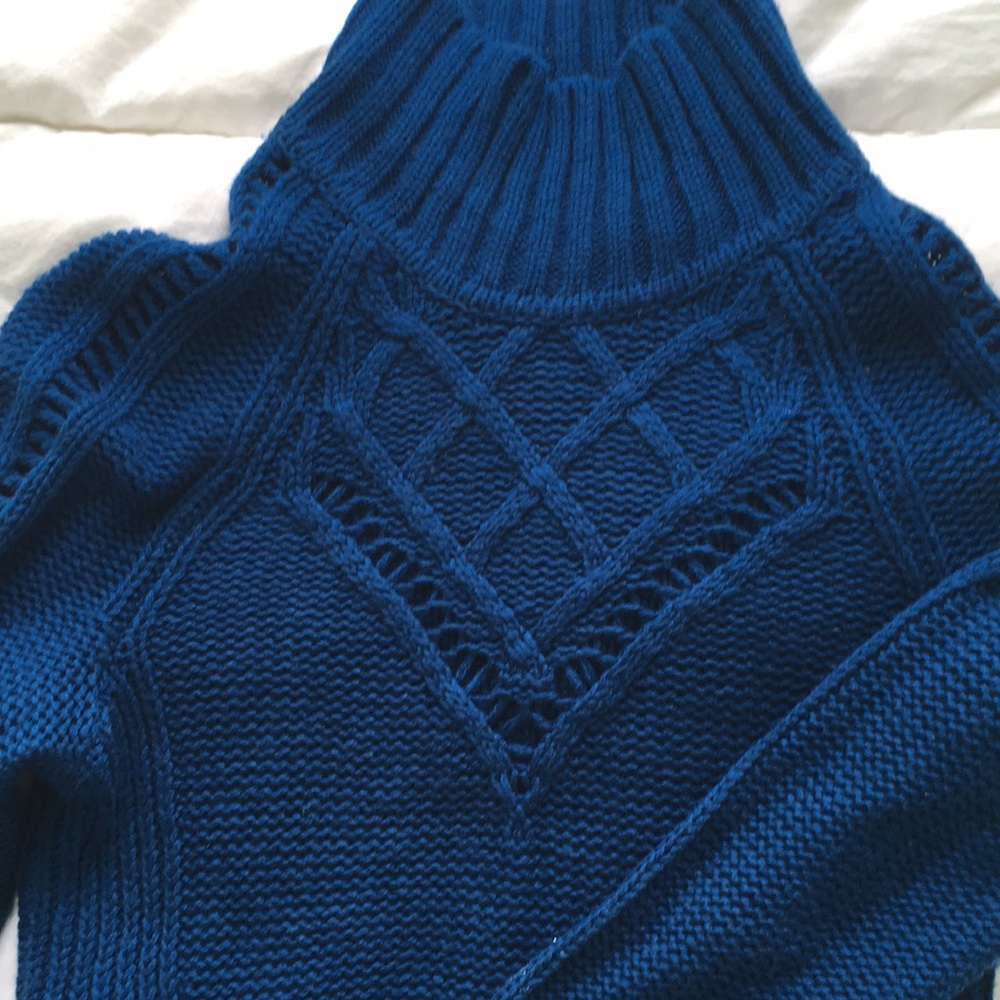 Very cute royal blue sweater dress